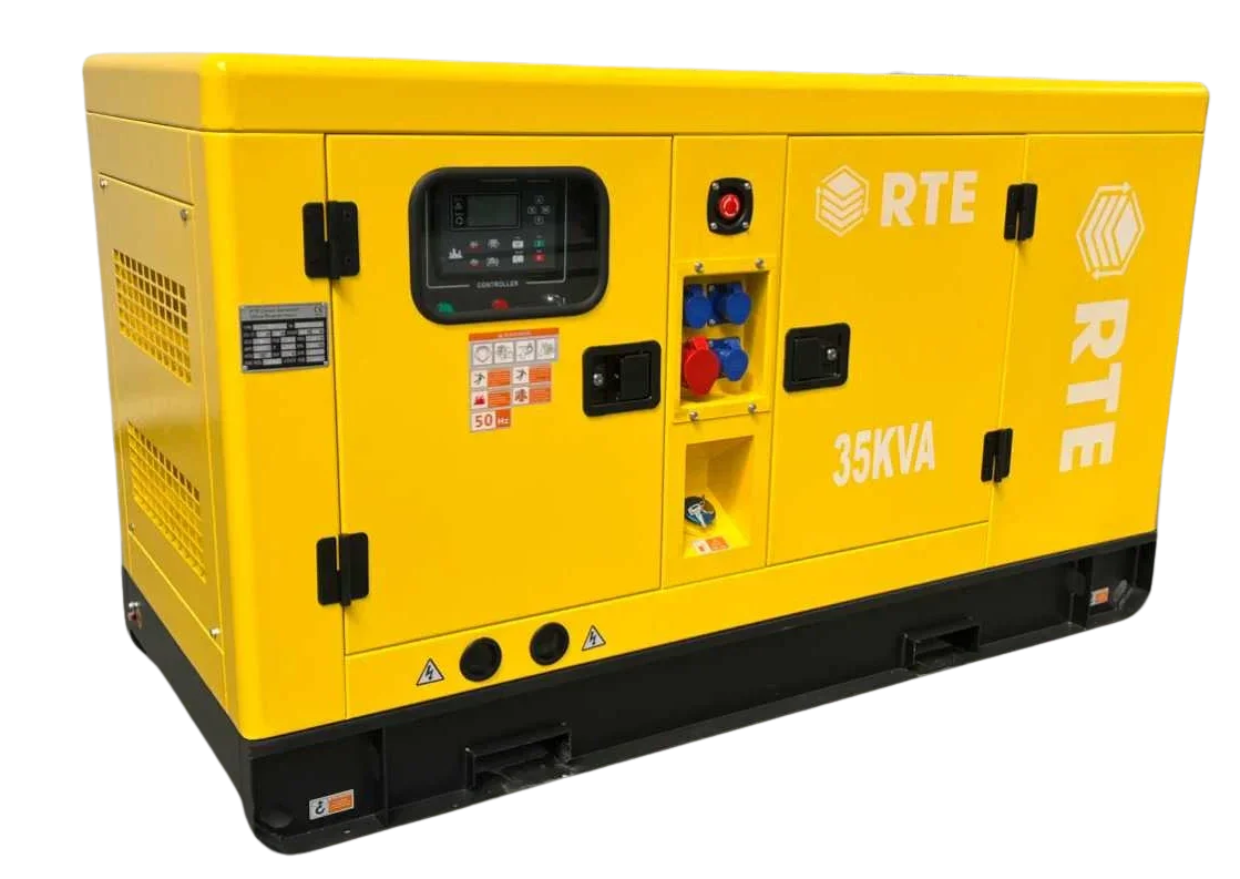 Groupe électrogène Diesel Silencieux RTE 35 KVA + ATS — vue 1