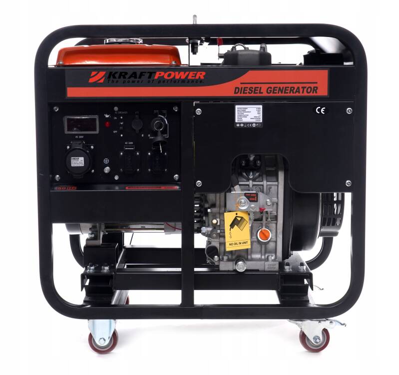Groupe Électrogène Diesel Professionnel 11 kVA Monophasé - KRAFTPOWER — vue 1
