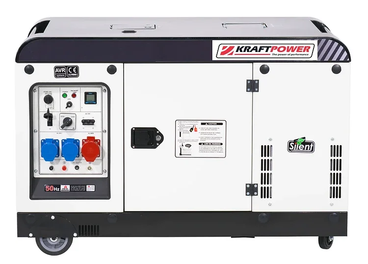 Groupe Électrogène Diesel Triphasé Silencieux – KRAFTPOWER 20 kVA STAGE V — vue 1