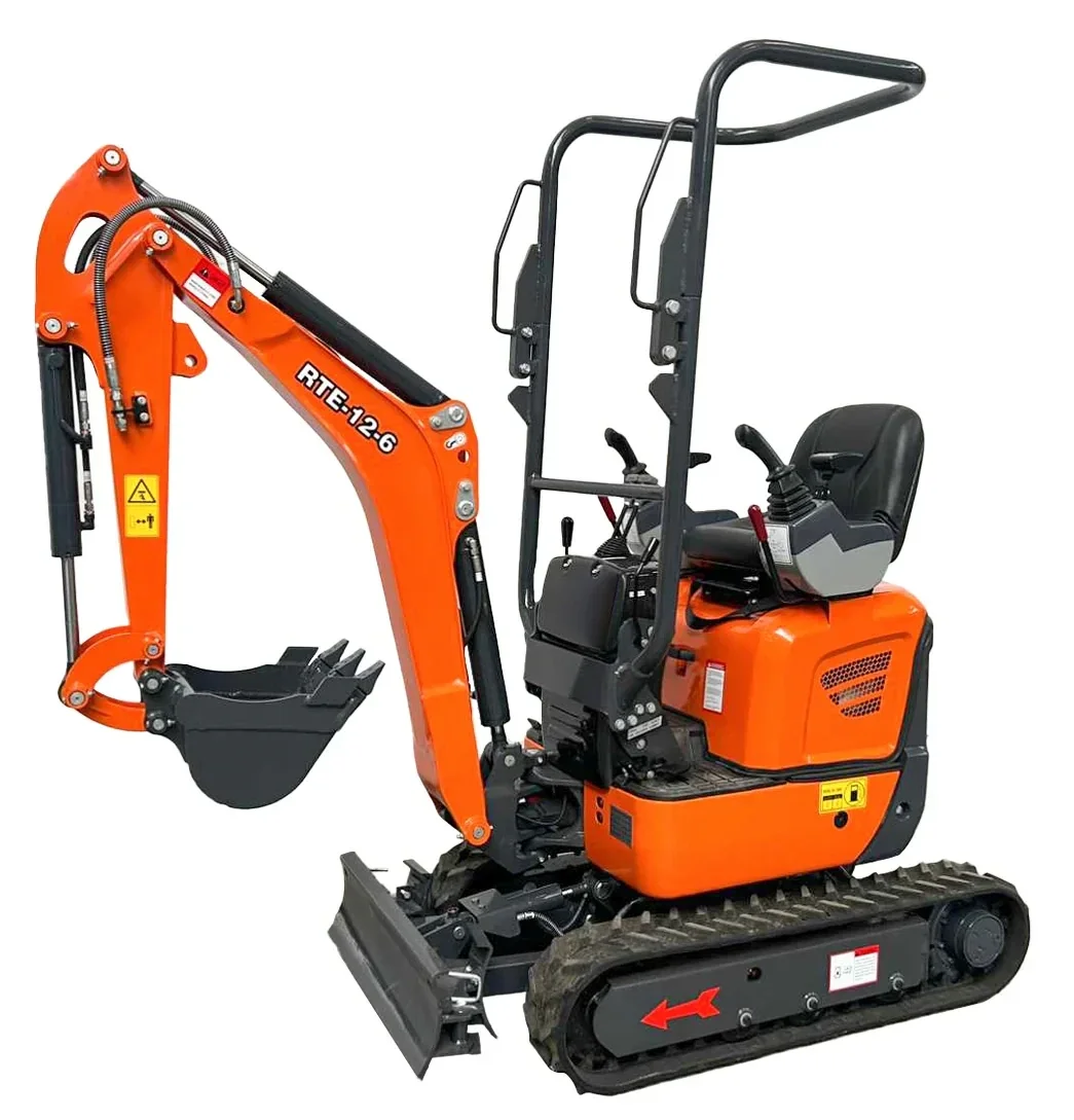 Mini-Pelle RTE 12-6 avec moteur Kubota D722