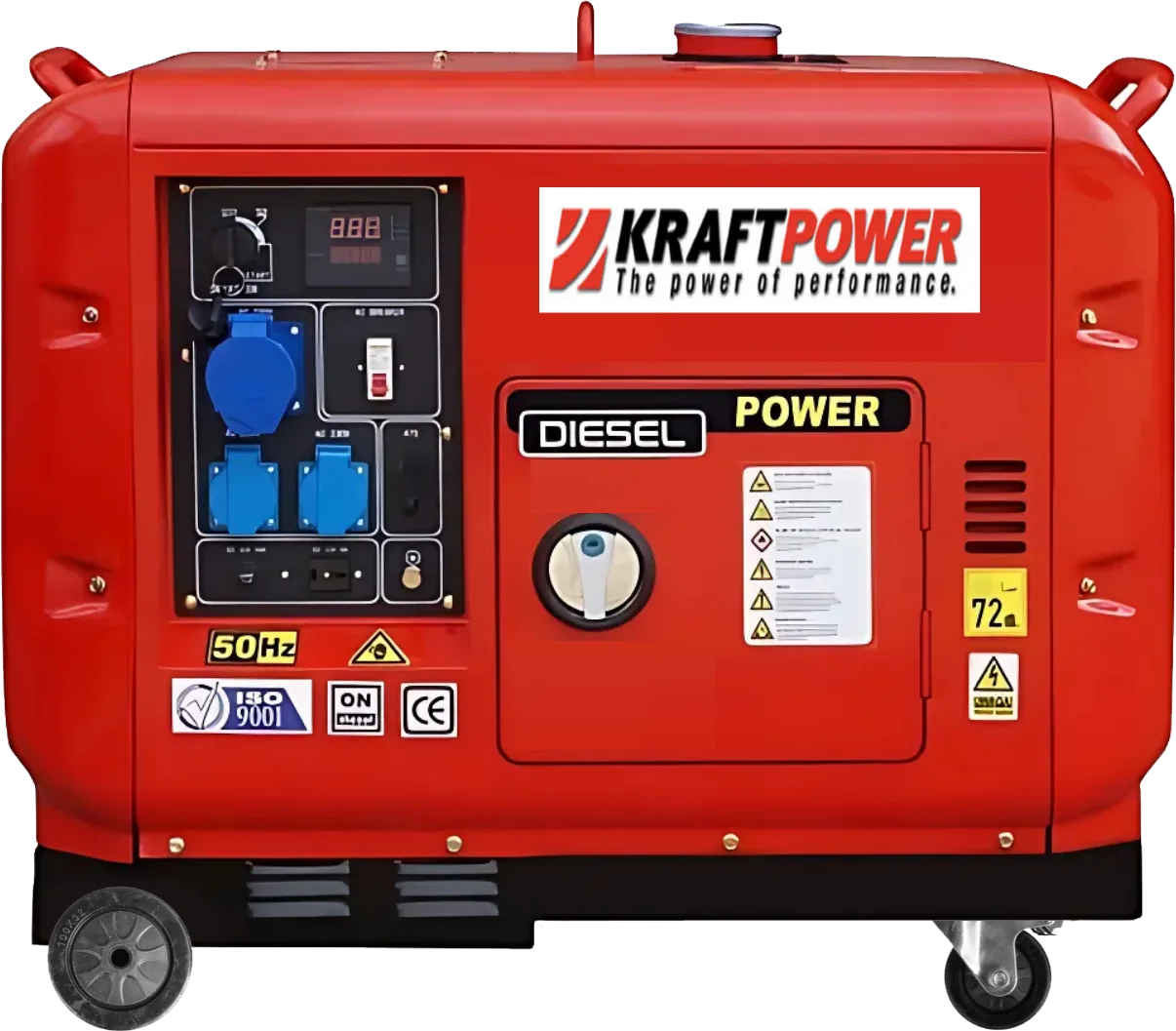Groupe électrogène diesel K9500 — 9,5 kVA Supersilencieux Monophasé