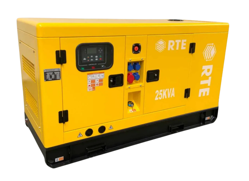 Groupe électrogène Diesel Silencieux RTE 25 KVA + ATS — vue 1