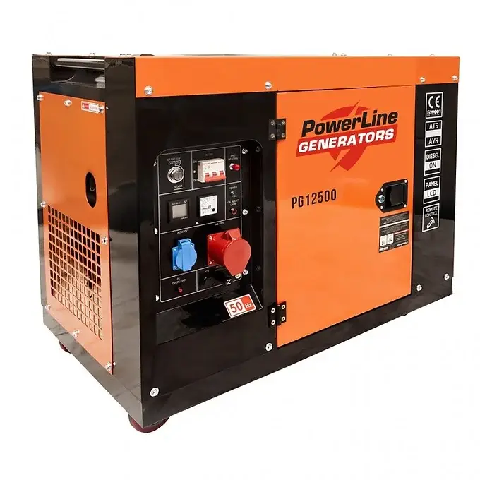 Groupe électrogène Diesel 12 kVA SUPER SILENCIEUX PG-12500 Triphasé