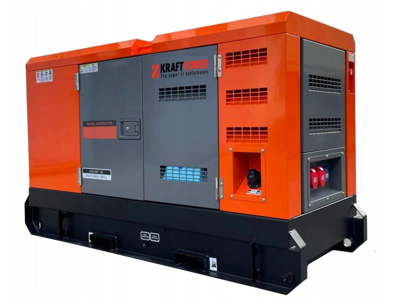 Groupe électrogène Diesel Triphasé Silencieux avec ATS – KRAFTPOWER 80 kVA — vue 1