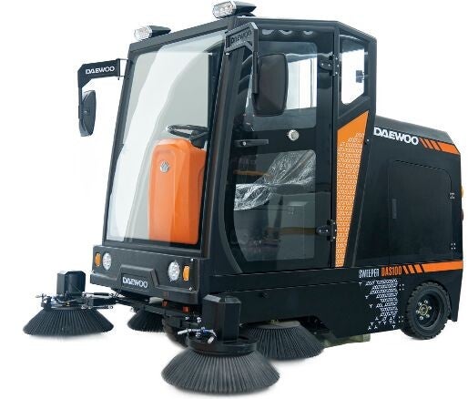 Balayeuse Industrielle Daewoo avec Cabine – Performance 12 000 m²/h