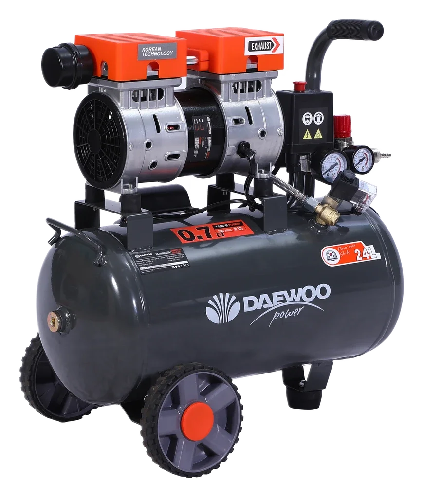 Compresseur d'air sans huile 24L DAEWOO DAAX24L